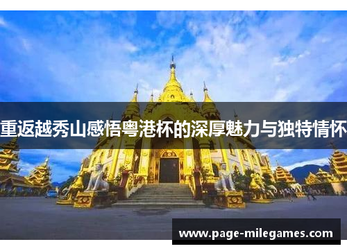 重返越秀山感悟粤港杯的深厚魅力与独特情怀